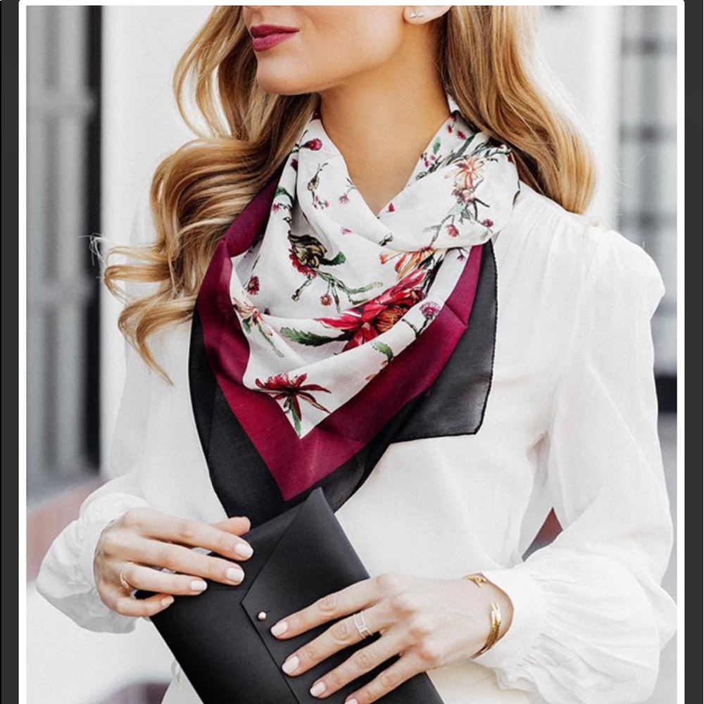 NWT Chan Luu 100% silk scarf